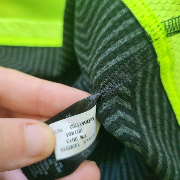 Under Armour Infrared Pullover Coldgear Neon Half-Zip Men's XL Fitted 2013 - Picture 10 of 12